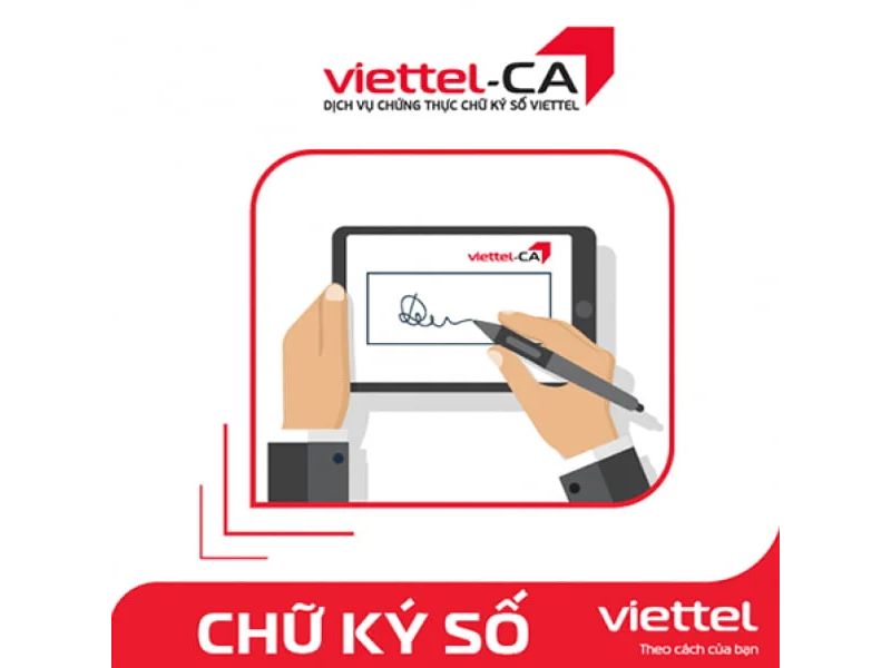 Hóa đơn Viettel Bình Sơn Quảng Ngãi 1 Chữ ký số Viettel CA Huyện Đức Phổ Quảng Ngãi