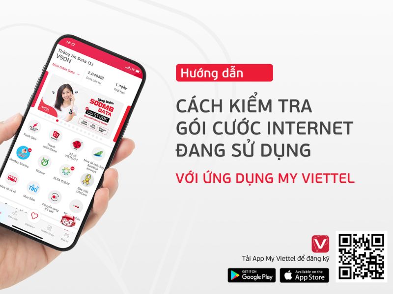Tổng hợp những yếu tố ảnh hưởng đến tốc độ mạng internet 3 Sử dụng ứng dụng My Viettel